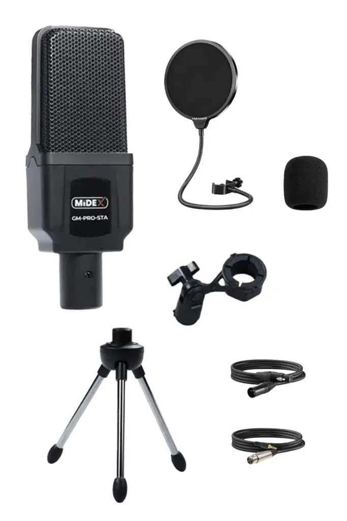 Midex Arcade Pack-2 MEDLEY Ses Kartı ve GM-PRO Mikrofon Gaming Canlı Yayın Stüdyo Seti