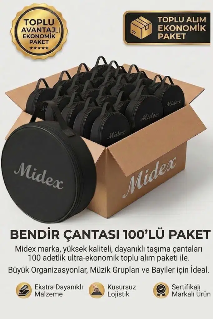 Midex BCS-400-100X Bendir Def Erbane Çantası 100'lü Paket Kaliteli Siyah Kılıf (100 Adet) Midex BCS-400-100X Bendir Def Erbane Çantası 100'lü Paket Kaliteli Siyah Kılıf (100 Adet)