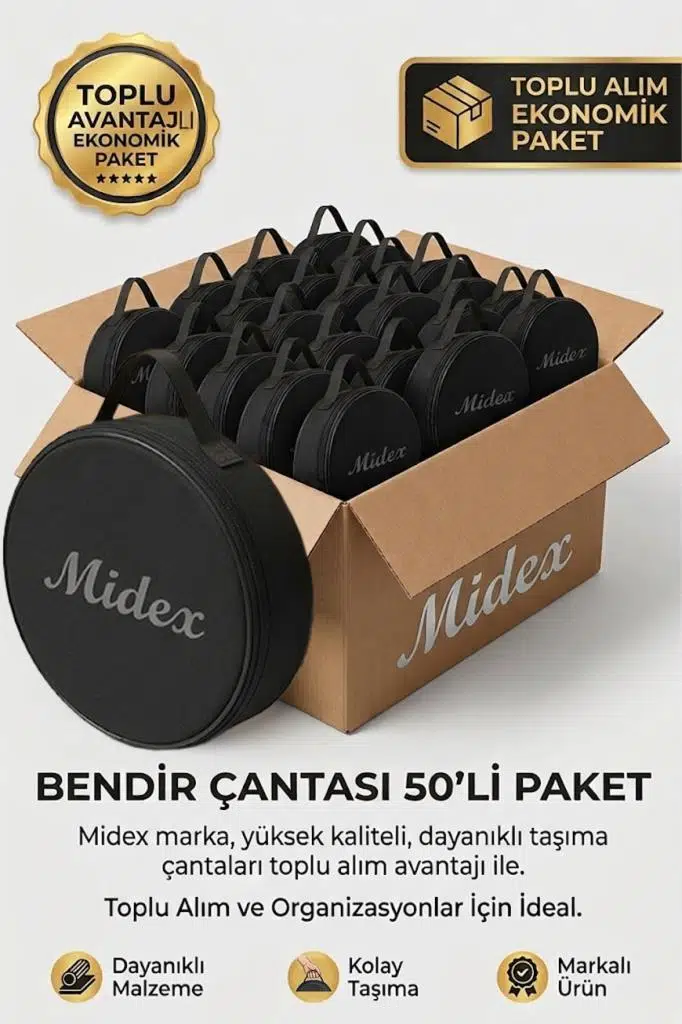 Midex BCS-400-50X Bendir Def Erbane Çantası 50'li Paket Kaliteli Siyah Kılıf (50 Adet) Midex BCS-400-50X Bendir Def Erbane Çantası 50'li Paket Kaliteli Siyah Kılıf (50 Adet)