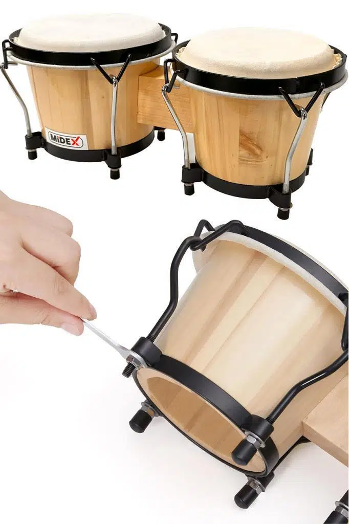 Midex BG-210 Naturel Bongo Siam Meşesi Doğal Deri Midex BG-210 Naturel Bongo Siam Meşesi Doğal Deri
