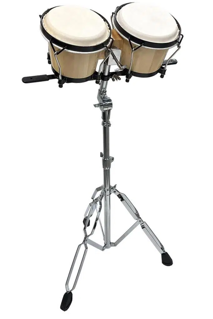 Midex BG-210ST Standlı Naturel Bongo Siam Meşesi Doğal Deri Midex BG-210ST Standlı Naturel Bongo Siam Meşesi Doğal Deri