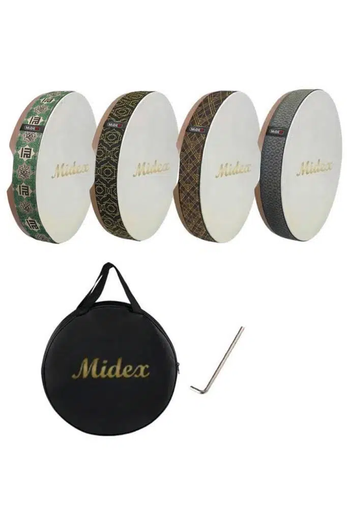 Midex BR-40X Profesyonel 40'lı Karma Desenli Bendir Def Avantaj Paketi Midex BR-40X Profesyonel 40'lı Karma Desenli Bendir Def Avantaj Paketi