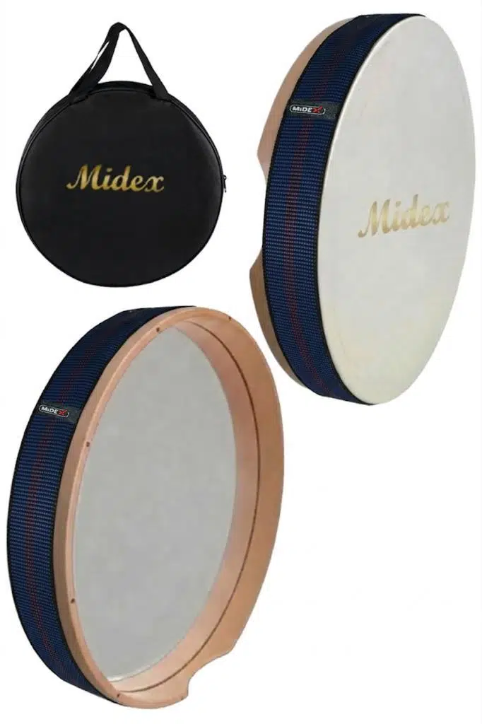 Midex BR-410X 10'lu Bendir Def Toptan Paket Akort Ayarlı EL Tutma Oyuklu Çantalı