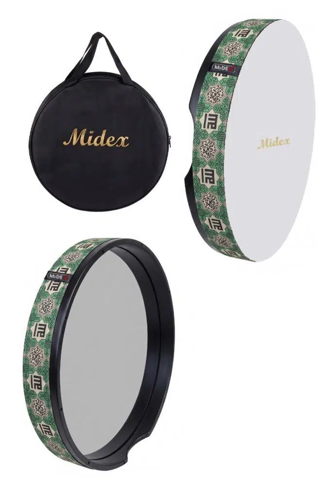 Midex BR-411 Kaliteli Bendir Def Akort Ayarlı EL Tutma Oyuklu Çantalı