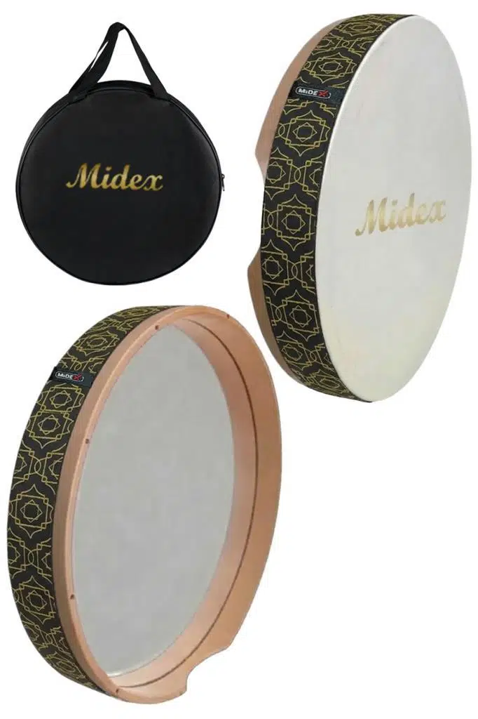 Midex BR-510 Kaliteli Bendir Def Akort Ayarlı EL Tutma Oyuklu Çantalı Midex BR-510 Kaliteli Bendir Def Akort Ayarlı EL Tutma Oyuklu Çantalı
