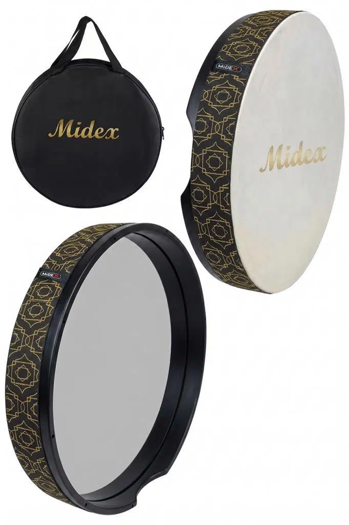 Midex BR-511 Kaliteli Bendir Def Akort Ayarlı EL Tutma Oyuklu Çantalı Midex BR-511 Kaliteli Bendir Def Akort Ayarlı EL Tutma Oyuklu Çantalı