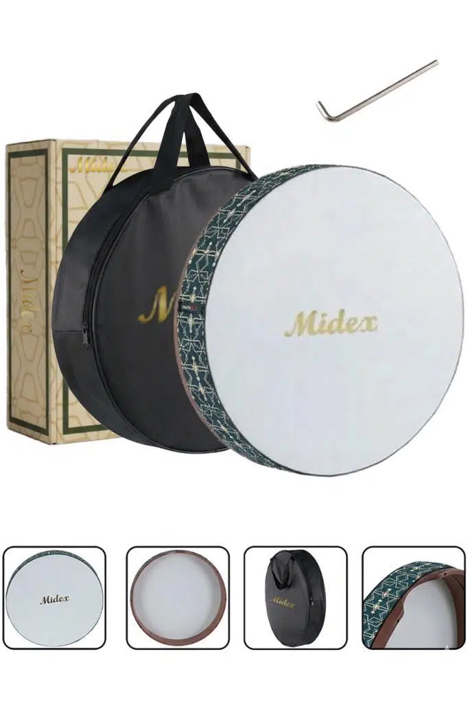 Midex BR-610 Kaliteli Bendir Def Akort Ayarlı EL Tutma Oyuklu Çantalı Midex BR-610 Kaliteli Bendir Def Akort Ayarlı EL Tutma Oyuklu Çantalı