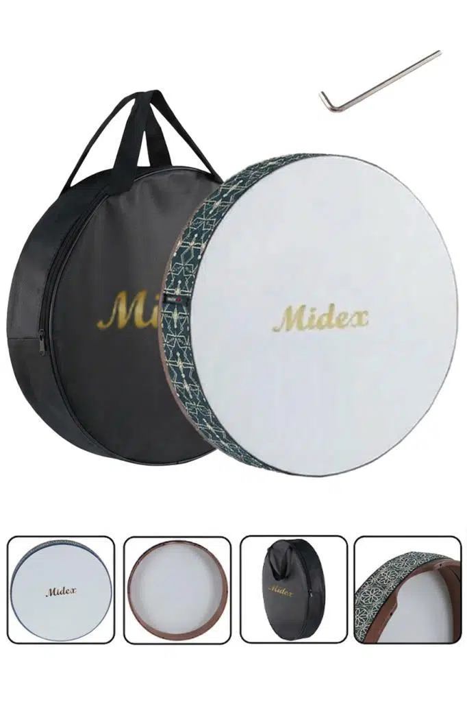 Midex BR-610X 10'lu Bendir Def Toptan Paket Akort Ayarlı EL Tutma Oyuklu Çantalı Midex BR-610X 10'lu Bendir Def Toptan Paket Akort Ayarlı EL Tutma Oyuklu Çantalı