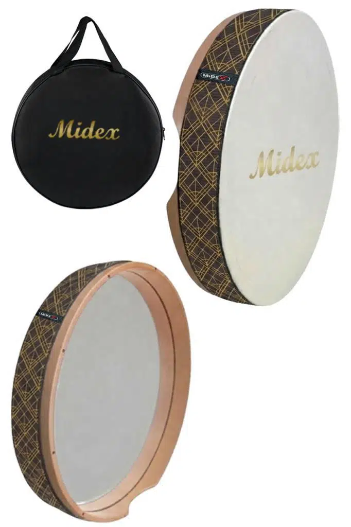 Midex BR-710 Kaliteli Bendir Def Akort Ayarlı EL Tutma Oyuklu Çantalı