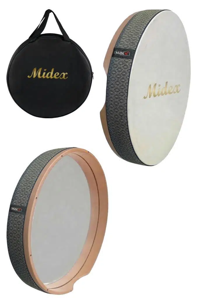 Midex BR-810X 10'lu Bendir Def Toptan Paket Akort Ayarlı EL Tutma Oyuklu Çantalı