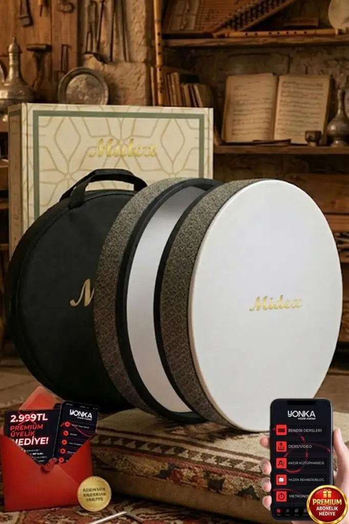 Midex BR-811 Kaliteli Bendir Def Akort Ayarlı EL Tutma Oyuklu Çantalı Midex BR-811 Kaliteli Bendir Def Akort Ayarlı EL Tutma Oyuklu Çantalı