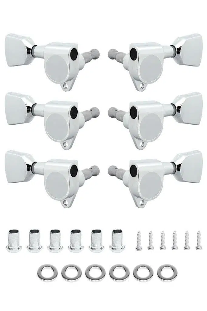 Midex CB-40 Akustik Gitar İçin Kaliteli Profesyonel Burgu Takımı Silver 1 SET Midex CB-40 Akustik Gitar İçin Kaliteli Profesyonel Burgu Takımı Silver 1 SET