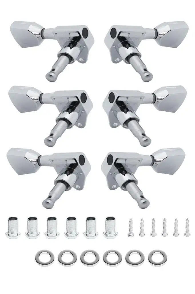 Midex CB-40 Akustik Gitar İçin Kaliteli Profesyonel Burgu Takımı Silver 1 SET Midex CB-40 Akustik Gitar İçin Kaliteli Profesyonel Burgu Takımı Silver 1 SET