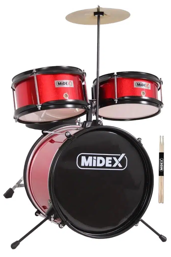 Midex CD300X-RD Akustik Junior Çocuk Baterisi Davulu Seti 5-14 Yaş İçin Full Set Midex CD300X-RD Akustik Junior Çocuk Baterisi Davulu Seti 5-14 Yaş İçin Full Set