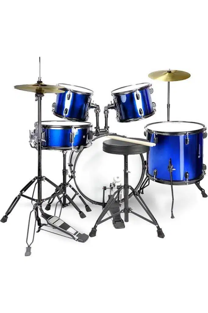 Midex CD900X-BL 22`` Yetişkin Akustik Bateri Davul Seti 22B-13T-12T-16F-14S (5 Parça)