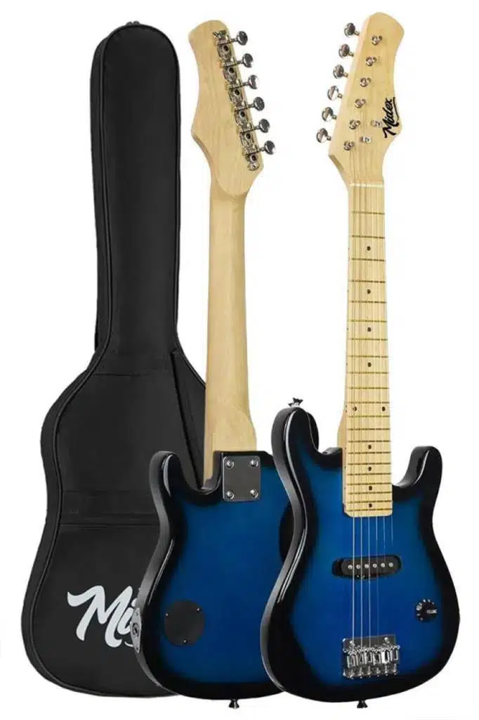 Midex CEG-30BL 4-6 Yaş Çocuklar İçin Amfili Full 1/4 30 İnç Elektro Gitar Seti Blue Black Midex CEG-30BL 4-6 Yaş Çocuklar İçin Amfili Full 1/4 30 İnç Elektro Gitar Seti Blue Black