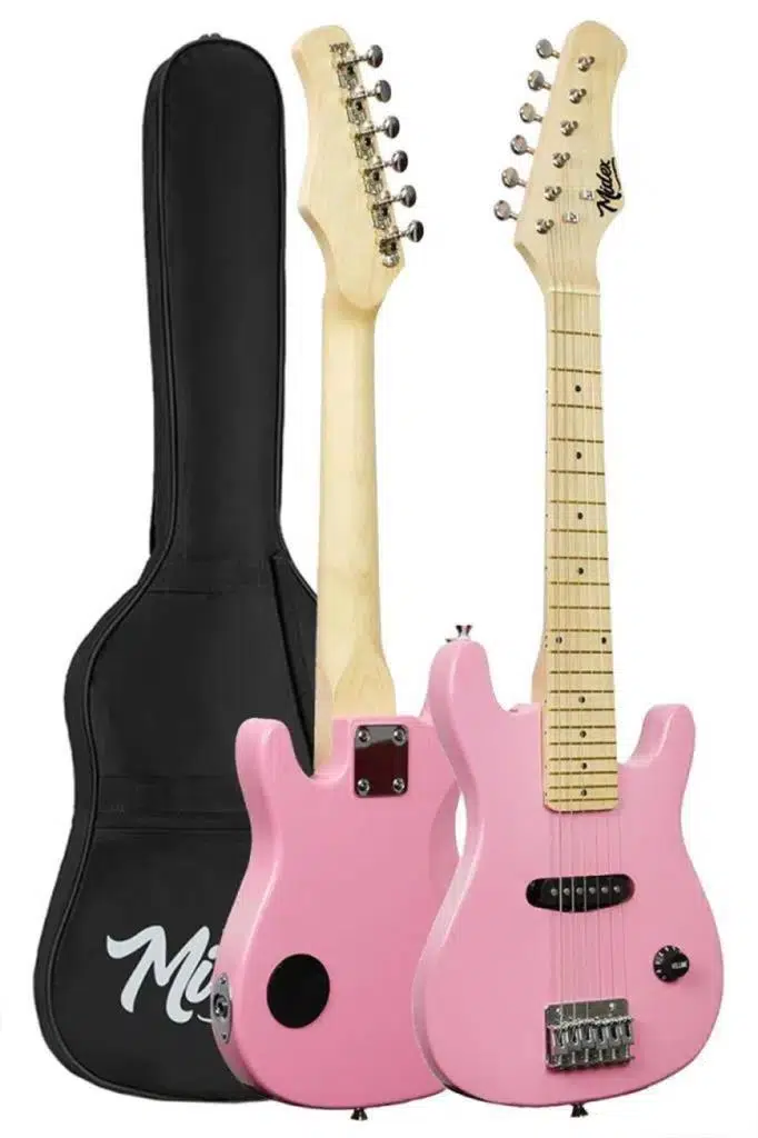 Midex CEG-30PK 4-6 Yaş Çocuklar İçin Amfili Full 1/4 30 İnç Elektro Gitar Seti Pembe Midex CEG-30PK 4-6 Yaş Çocuklar İçin Amfili Full 1/4 30 İnç Elektro Gitar Seti Pembe