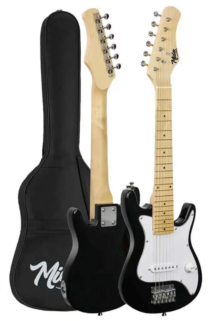 Midex CEG-30WB 4-6 Yaş Çocuklar İçin Amfili Full 1/4 30 İnç Elektro Gitar Seti White Black Midex CEG-30WB 4-6 Yaş Çocuklar İçin Amfili Full 1/4 30 İnç Elektro Gitar Seti White Black