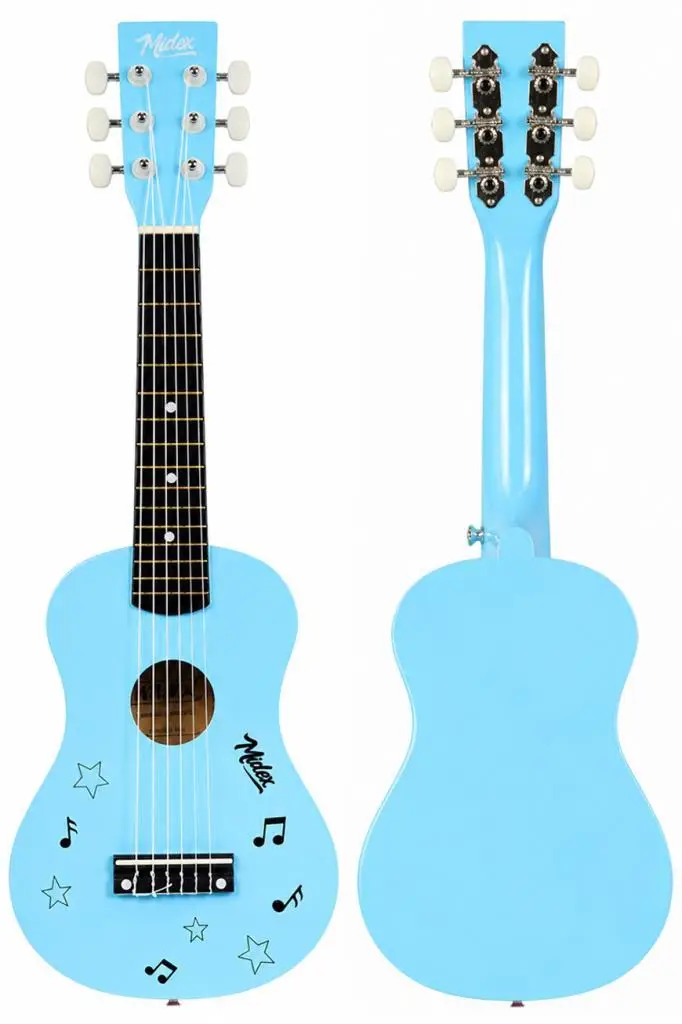 Midex CG-230BL Çocuk Klasik Gitar Seti 3-8 Yaş 23 İnç 58 cm Mavi Çocuk Gitarı Seti