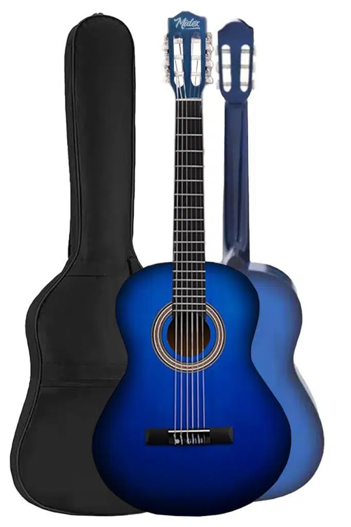 Midex CG-270BL Klasik Gitar 4/4 Yetişkin Boy Sap Ayarlı Full Set Midex CG-270BL Klasik Gitar 4/4 Yetişkin Boy Sap Ayarlı Full Set