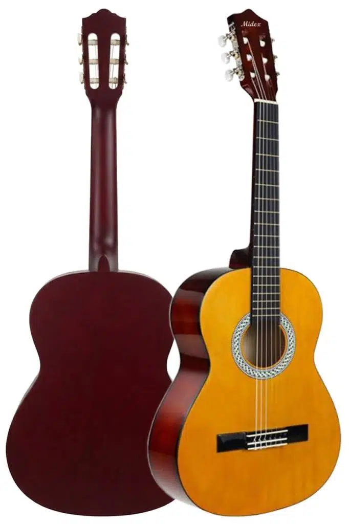 Midex CG-270M Doğal Renk Klasik Gitar 4/4 Yetişkin Boy Sap Ayarlı Full Set