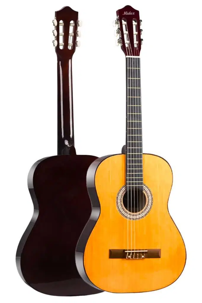 Midex CG-270M Doğal Renk Klasik Gitar 4/4 Yetişkin Boy Sap Ayarlı Full Set