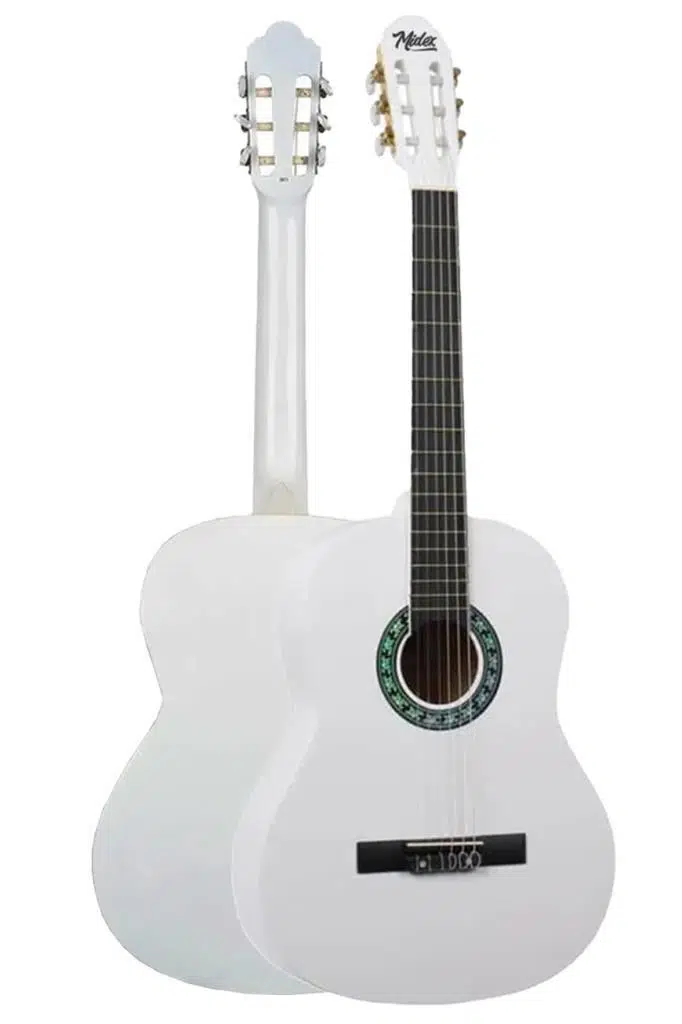 Midex CG-270WH Beyaz Renk Klasik Gitar 4/4 Yetişkin Boy Sap Ayarlı Full Set Midex CG-270WH Beyaz Renk Klasik Gitar 4/4 Yetişkin Boy Sap Ayarlı Full Set