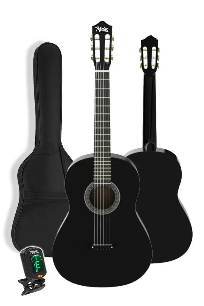 Midex CG-34BK-PAK Kaliteli 34 İnç 1/2 Junior Çocuk Gitarı 4-8 Yaş Arası (Çanta Tuner Askı Pena Metod) Midex CG-34BK-PAK Kaliteli 34 İnç 1/2 Junior Çocuk Gitarı 4-8 Yaş Arası (Çanta Tuner Askı Pena Metod)