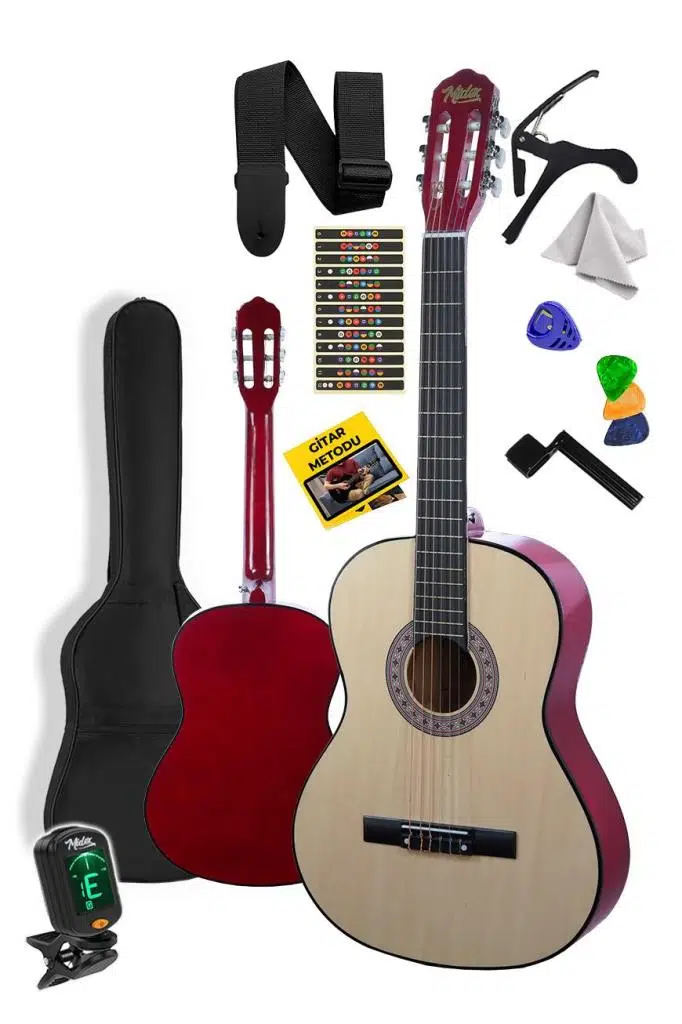 Midex CG-34NT-PAK Kaliteli 34 İnç 1/2 Juniur Çocuk Gitarı Seti 4-8 Yaş Arası (Tuner Çanta Capo Askı Nota Sticker Pena Metod) Midex CG-34NT-PAK Kaliteli 34 İnç 1/2 Juniur Çocuk Gitarı Seti 4-8 Yaş Arası (Tuner Çanta Capo Askı Nota Sticker Pena Metod)
