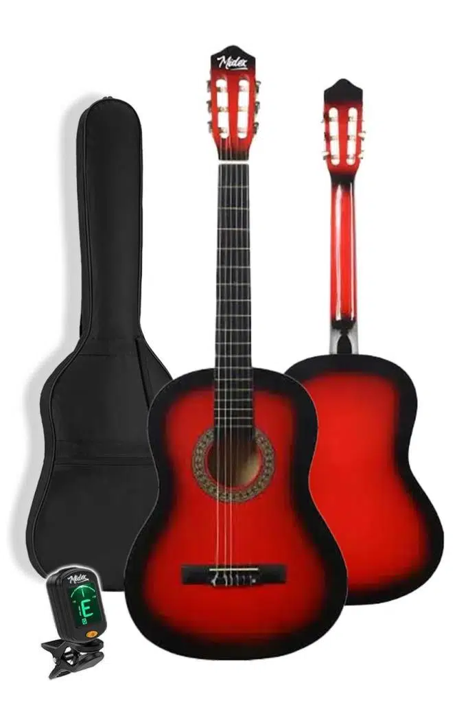 Midex CG-34RD-PAK Kaliteli 34 İnç 1/2 Juniur Çocuk Gitarı Seti 4-8 Yaş Arası (Tuner Çanta Capo Askı Nota Sticker Pena Metod) Midex CG-34RD-PAK Kaliteli 34 İnç 1/2 Juniur Çocuk Gitarı Seti 4-8 Yaş Arası (Tuner Çanta Capo Askı Nota Sticker Pena Metod)