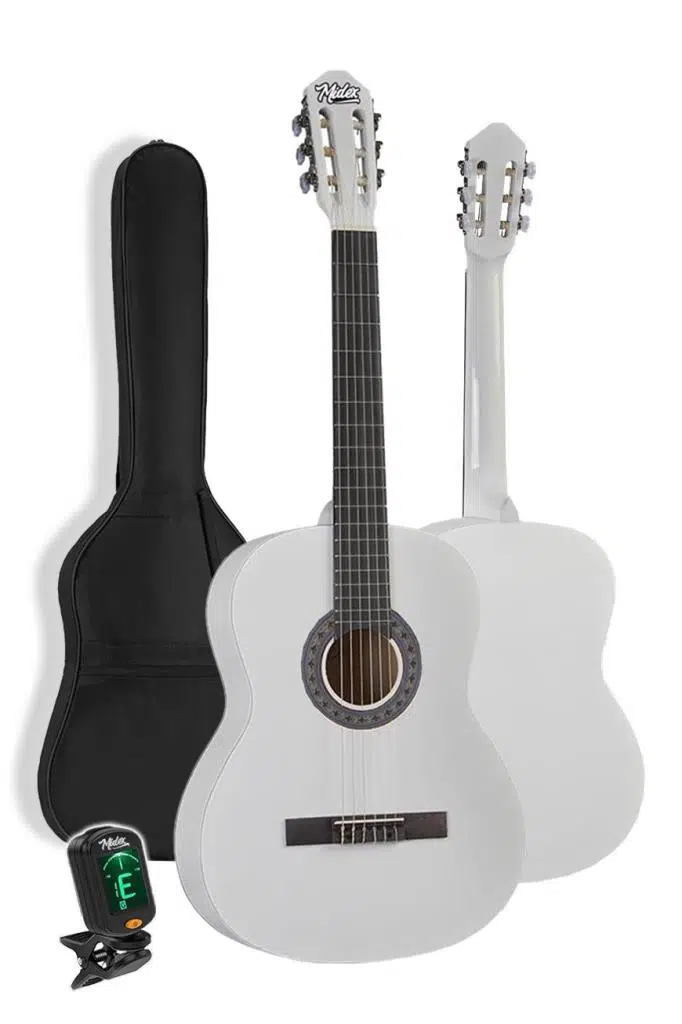 Midex CG-34WH-PAK Kaliteli 34 İnç 1/2 Juniur Çocuk Gitarı Seti 4-8 Yaş Arası (Tuner Çanta Capo Askı Nota Sticker Pena Metod) Midex CG-34WH-PAK Kaliteli 34 İnç 1/2 Juniur Çocuk Gitarı Seti 4-8 Yaş Arası (Tuner Çanta Capo Askı Nota Sticker Pena Metod)