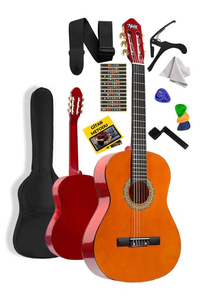 Midex CG-34YL Kaliteli 34 İnç 1/2 Junior Çocuk Gitarı 4-8 Yaş Arası (Çanta Askı Pena Metod) Midex CG-34YL Kaliteli 34 İnç 1/2 Junior Çocuk Gitarı 4-8 Yaş Arası (Çanta Askı Pena Metod)