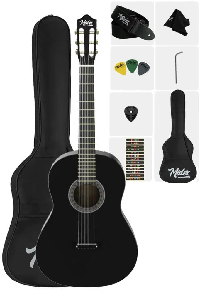 Midex CG-36BK-OUT 36 İnç Junior Çocuk Gitarı (OUTLET)