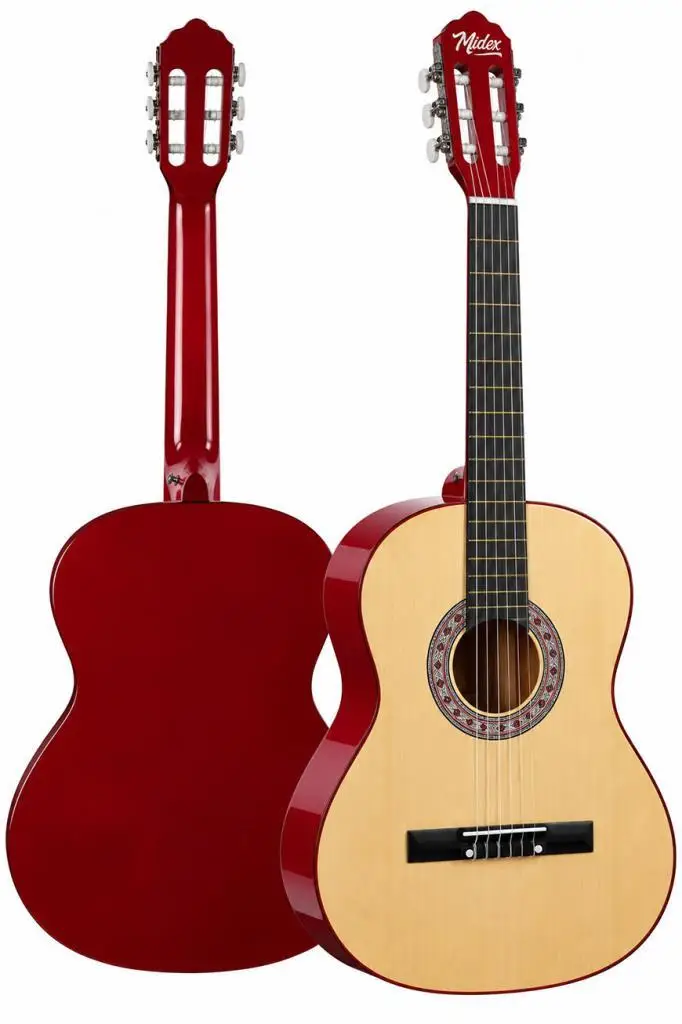 Midex CG-36NT Kaliteli 36 İnç 3/4 Juniur Çocuk Gitarı 8-12 Yaş Arası (Çanta Askı Capo Nota Sticker Pena)