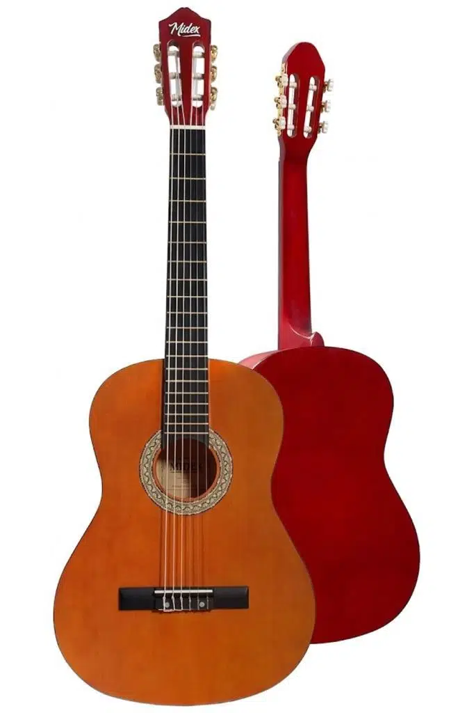 Midex CG-36OR Kaliteli 36 İnç 3/4 Junior Çocuk Gitarı 8-12 Yaş Arası (Çanta Askı Pena Metod)