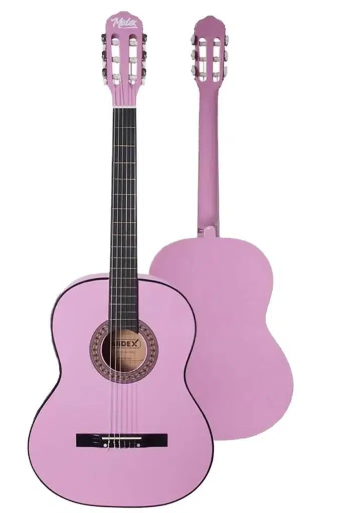 Midex CG-36PU Kaliteli 36 İnç 3/4 Junior Çocuk Gitarı 8-12 Yaş Arası (Çanta Askı Capo Nota Sticker Pena Metod