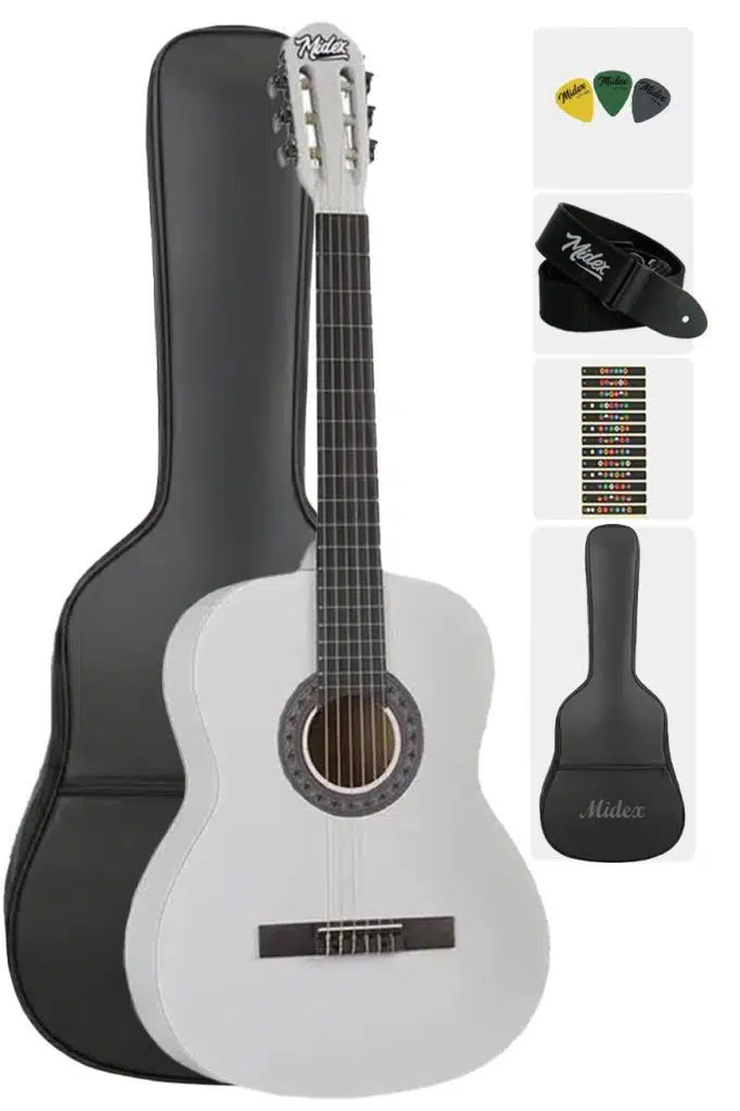 Midex CG-36WH-OUT 36 İnç Junior Çocuk Gitarı (OUTLET)