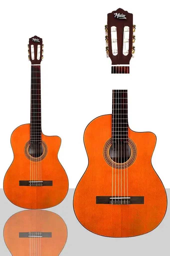 Midex CG-390M-XBAG Klasik Gitar 4/4 Sap Ayarlı Kesik Kasa (Çanta Askı Capo Metod Pena) Midex CG-390M-XBAG Klasik Gitar 4/4 Sap Ayarlı Kesik Kasa (Çanta Askı Capo Metod Pena)