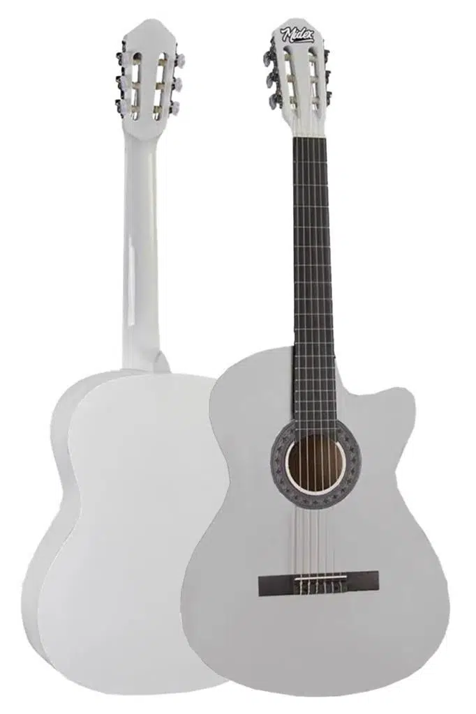 Midex CG-390WH-XBAG Beyaz Renk Klasik Gitar 4/4 Sap Ayarlı Kesik Kasa (Full Set) Midex CG-390WH-XBAG Beyaz Renk Klasik Gitar 4/4 Sap Ayarlı Kesik Kasa (Full Set)