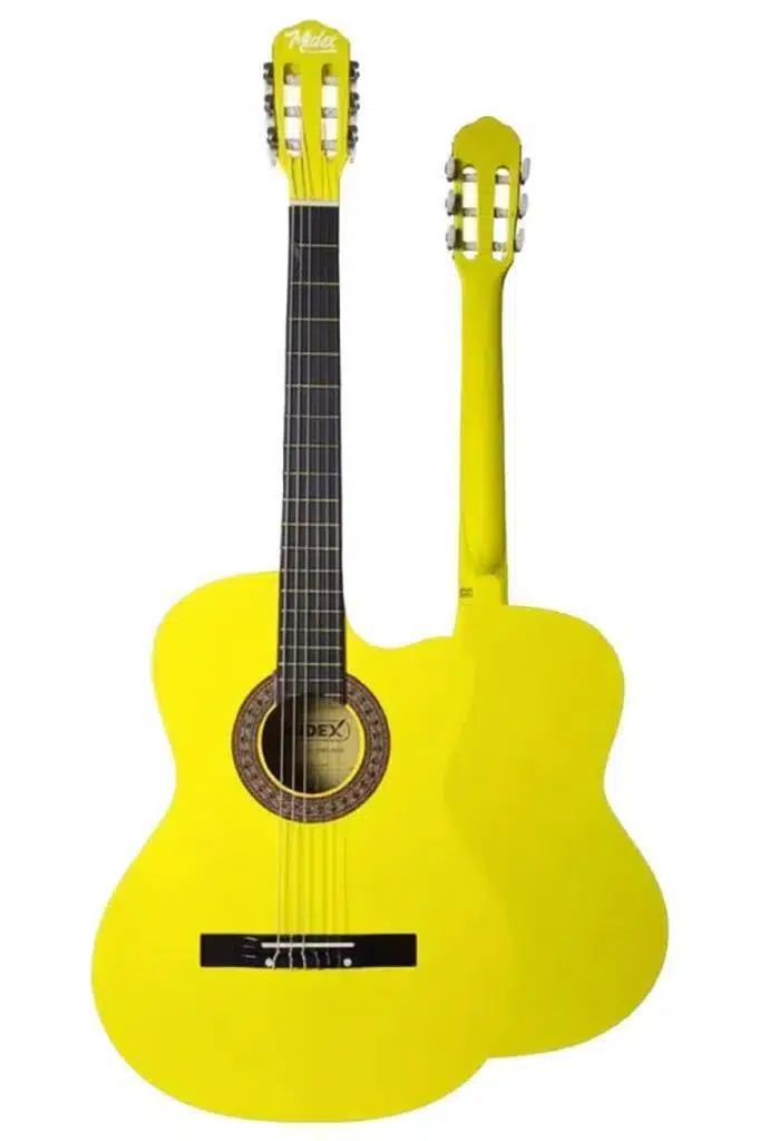 Midex CG-395YLW Klasik Gitar 4/4 Sap Ayarlı Kesik Kasa Full Set (Çanta Askı Metod Pena) Midex CG-395YLW Klasik Gitar 4/4 Sap Ayarlı Kesik Kasa Full Set (Çanta Askı Metod Pena)