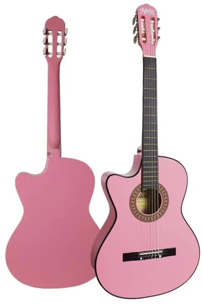 Midex CG-396PK SOLAK Klasik Gitar Pembe Renk Full Set Sap Ayarlı 4/4 yetişkin Boy Midex CG-396PK SOLAK Klasik Gitar Pembe Renk Full Set Sap Ayarlı 4/4 yetişkin Boy