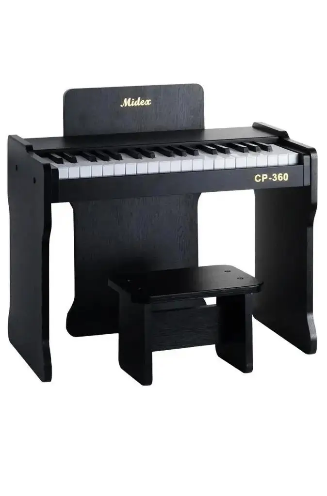 Midex CP-360BK-OUT Ahşap Çocuk Piyanosu Pilli 37 Tuşlu (OUTLET)
