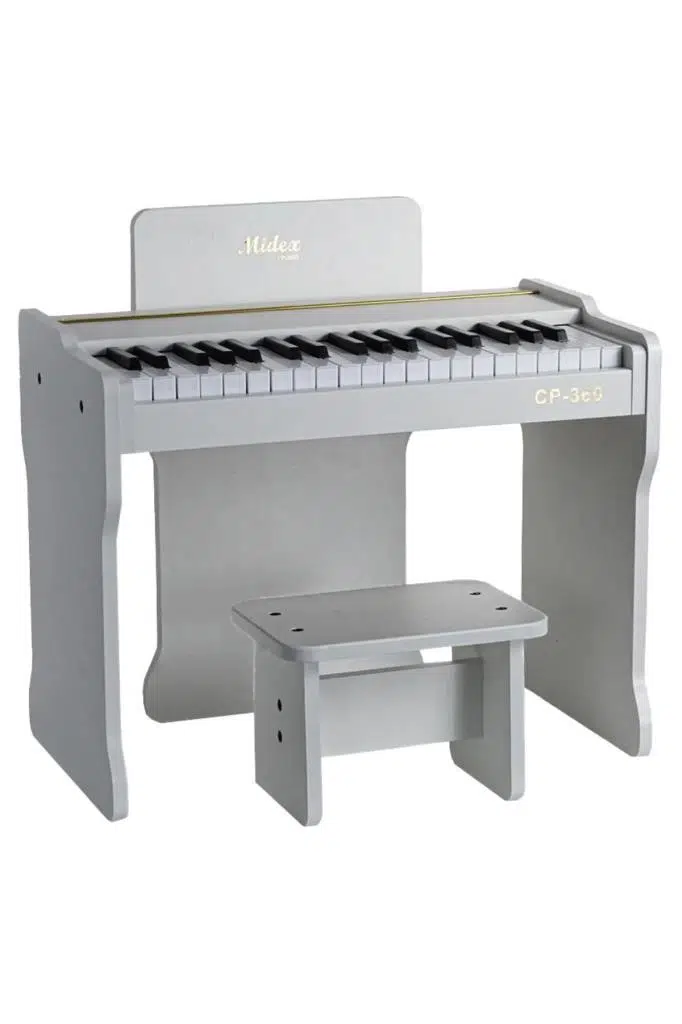 Midex CP-360WH-OUT Ahşap Çocuk Piyanosu Pilli 37 Tuşlu (OUTLET)