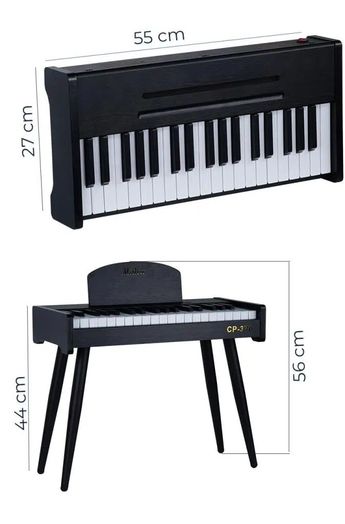 Midex CP-370BK Ahşap Çocuk Piyanosu Pilli 37 Tuşlu Gerçek Piyano Tuşları Midex CP-370BK Ahşap Çocuk Piyanosu Pilli 37 Tuşlu Gerçek Piyano Tuşları