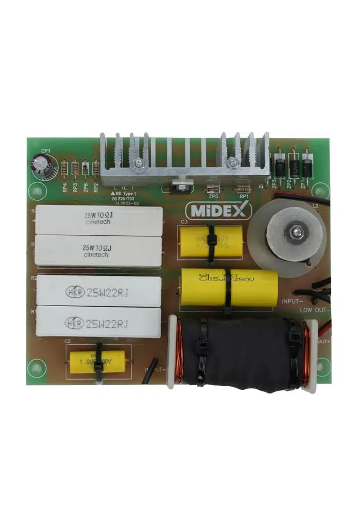 Midex CRA-1600 İki Yollu (Bass ve Tiz) Crossover Hoparlör Devresi Ses Filtresi 600-1600W Midex CRA-1600 İki Yollu (Bass ve Tiz) Crossover Hoparlör Devresi Ses Filtresi 600-1600W