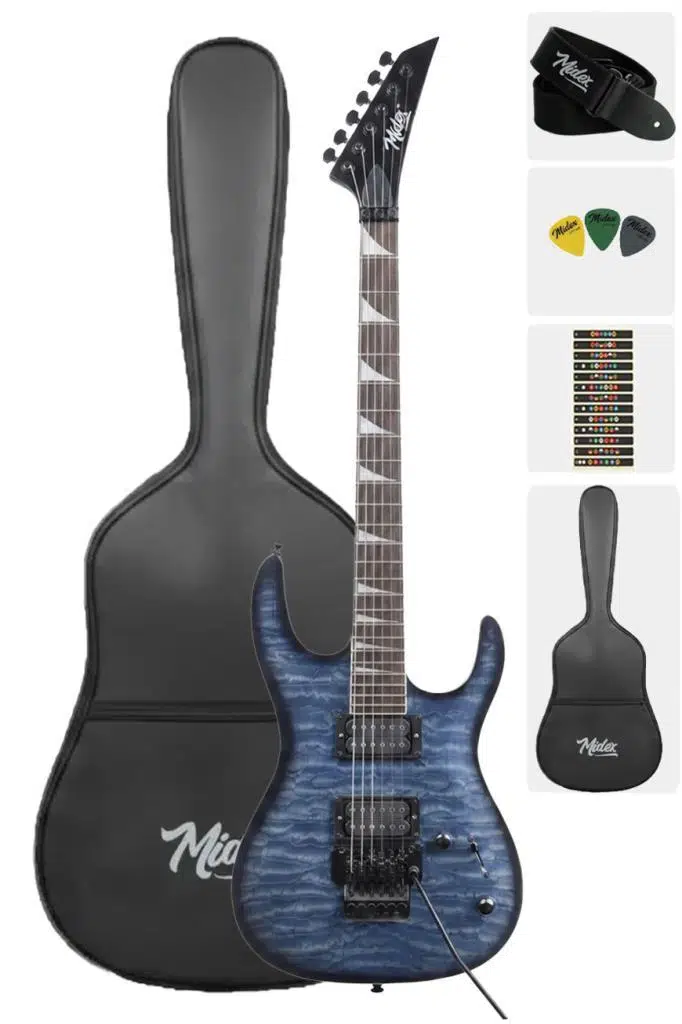 Midex Crade Blue Kaliteli Elektro Gitar (OUTLET) Midex Crade Blue Kaliteli Elektro Gitar (OUTLET)
