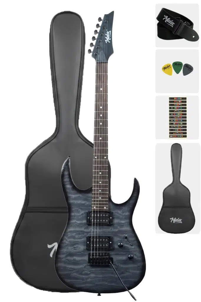 Midex Crade Grey Yüksek Kaliteli Elektro Gitar (OUTLET)