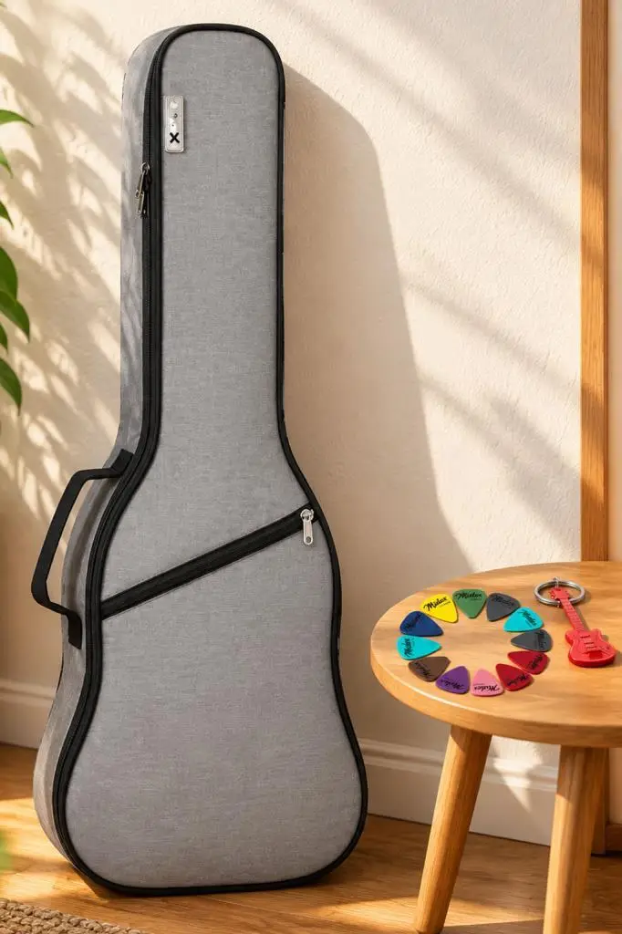 Midex Cs-21 Soprano Ukulele Çantası Gigbag Soft Case Kılıf (10 Pena ve Takım Tel Hediye)