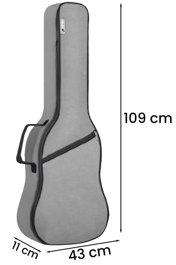 Midex CS-41PAK Akustik Gitar Çantası Soft Case Kılıf Gigbag (Askı Capo Pena Dahil)