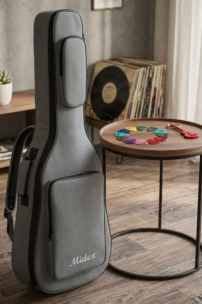 Midex CS-89GRY Özel Tasarım Softcase Klasik Gitar Çantası Gigbag Kılıf (101 cm)